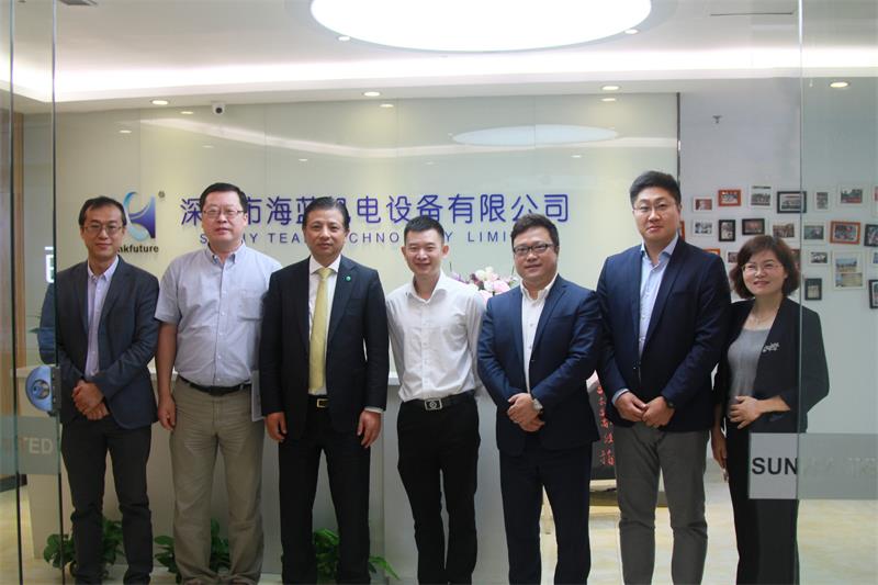 熱烈歡迎三菱電機(jī)自動(dòng)化蒞臨海藍(lán)機(jī)電參觀(guān)指導(dǎo)工作！